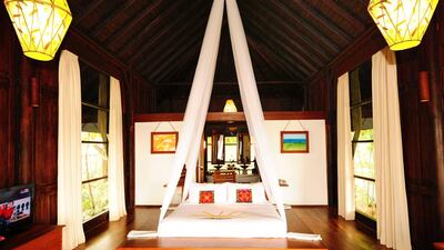 A room at the luxurious Villa Inle Resort & Spa. Courtesy Lightfoot Travel