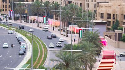 “I want to give emotion through colours, whether it is architecture or an art piece,” Moureaux says. Pawan Singh / The National