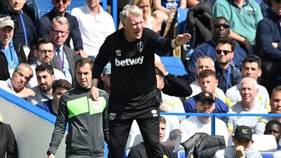 West Ham manager David Moyes. AFP