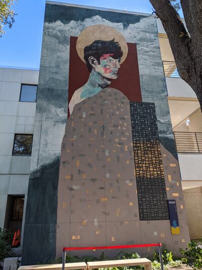 A 2019 mural by Aya Tarek in Miami, Florida. Photo: Aya Tarek