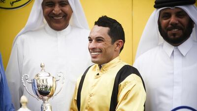 Silvestre De Sousa will ride Teletext in the 2016 Dubai World Cup main event. Lee Hoagland/The National