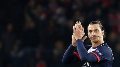 Zlatan Ibrahimovic has 17 goals in 18 matches between Ligue 1 and Champions League this season. Ian Langsdon / EPA