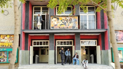 People gather outside Cinema Park in October 2011. Getty Images