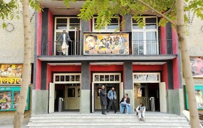 People gather outside Cinema Park in October 2011 in Kabul, Afghanistan. Kaveh Kazemi / Getty Images