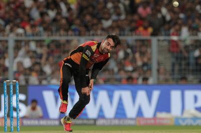 Rashid Khan was one of the stand-out players of this IPL season and was vital to Sunrisers Hyderabad's march to the final. Bikas Das / AP Photo