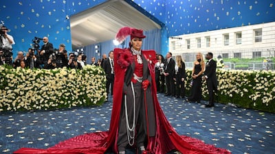 US singer-songwriter and actress Teyana Taylor arrives for the 2025 Met Gala at the Metropolitan Museum of Art on May 5, 2025, in New York. The Gala raises money for the Metropolitan Museum of Art's Costume Institute. The 2025 Met Gala is themed "Tailored for You," aligning with the Costume Institute’s exhibition, "Superfine: Tailoring Black Style," set to open to the public on May 10. (Photo by ANGELA WEISS / AFP)