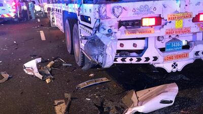 Road safety campaigners and police have expressed alarm at the condition of some vehicles on the roads, and the number of fatal accidents involving lorries. Courtesy: Umm Al Quwain Police