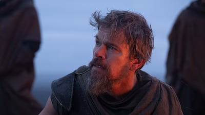 Matt Damon is one of the few actors who could engender enough empathy to carry us through such a bleak journey in The Odyssey. Photo: Universal Pictures