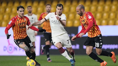 Henrikh Mkhitaryan: Now 32, the Armenian has been in fine form for Roma this season with 9 league goals and 9 assists in Serie A. He is represented by Mino Raiola who is often quick to talk up moves for his clients. Getty Images