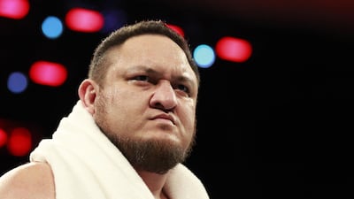 WWE superstar Samoa Joe is looking forward to the Greatest Royal Rumble, which takes place in Jeddah, Saudi Arabia, on Friday. Image courtesy of WWE