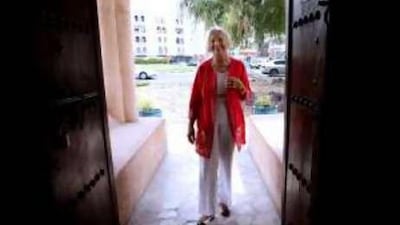 Forever young: Teresa Godlewska, 77, of Dubai believes that she is living proof that people are happier when they get older.