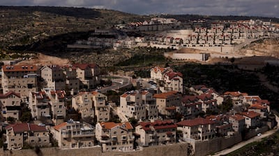The West Bank Jewish settlement of Efrat. Israel is set to advance plans for the construction of 4,000 settler homes in the occupied West Bank. AP