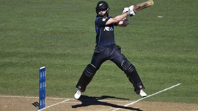 New Zealand's Kane Williamson plays a shot during his team's win in the second ODI against Pakistan on Tuesday in Napier, New Zealand. Marty Melville / AFP / February 3, 2015