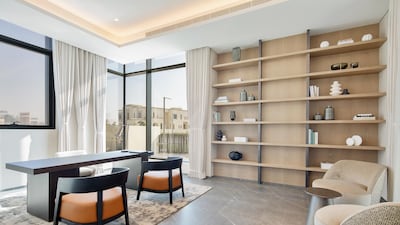 The property's home office. Courtesy Luxhabitat Sotheby's International Realty