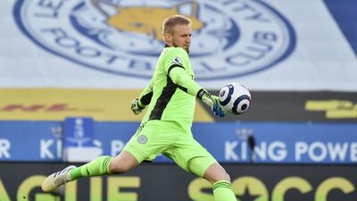LEICESTER CITY RATINGS: Kasper Schmeichel – 7. Quick to make sure the officials spotted Aguero had impeded his view when Fernandinho beat him from distance early on. Repelled two shots from Mahrez. EPA