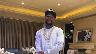 Floyd Mayweather's brand is The Money Team. No one can flash the cash like Floyd and we can see here why. Instagram / @floydmayweather.