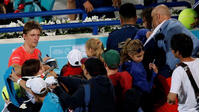 Kevin Anderson said it had served as a useful exercise in providing him with a victory in what was his first match in more than a month. Ali Haider / EPA