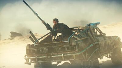 The game takes its design cues from Mad Max: Fury Road. Courtesy Warner Bros Interactive Entertainment