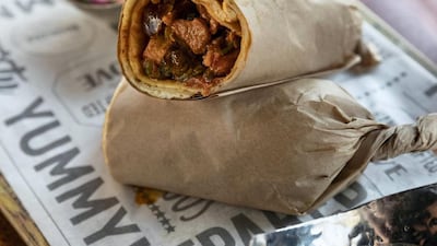 Khati roll at Soul Street. Photo: Antonie Robertson