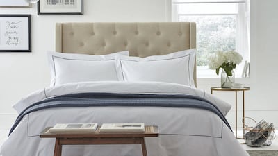 Invest in good quality linen and do your up bedroom in soft colours to make it a restful space. The Fine Cotton Company