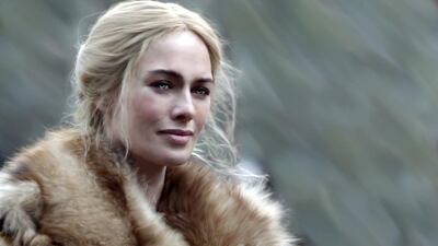 Lena Headey as Cersei Lannister.