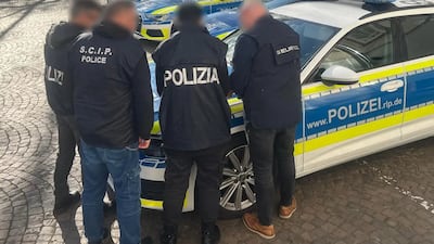 Police officers from several nations took part in the operation against the gang. Photo: Europol