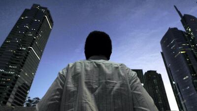 Joseph near his office in Dubai. He will be debt free in under three years after negotiating directly with the banks to restructure his debts. Pawan Singh / The National