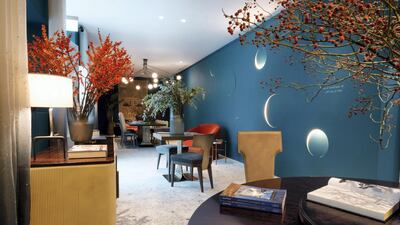 A kinetic wall using state-of-the-art technology sees the moon change from crescent to full as visitors walk past. Courtesy Ammar Basheir