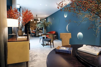 A kinetic wall using state-of-the-art technology sees the moon change from crescent to full as visitors walk past. Courtesy Ammar Basheir