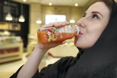 "My goal is to make healthy eating affordable," says Ms Corrado. Chris Whiteoak / The National