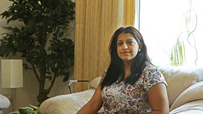 Sheba Nair, from India, successfully negotiated a rent cut with her landlord. Jeffrey E Biteng / The National