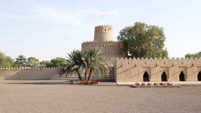 A four-storey circular tower in Al Jahili Fort. Khushnum Bhandari / The National