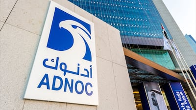 Adnoc's offices in Abu Dhabi. The state energy company acquired a 24.9 per cent stake in OMV in December. Photo: Adnoc
