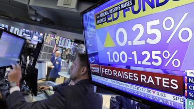 The rate hike is unlikely to derail funding plans for major projects by governments and other clients in the region. Richard Drew / AP Photo