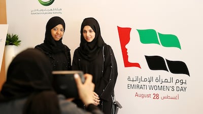Emirati Women's Day was first announced in 2015. Pawan Singh / The National