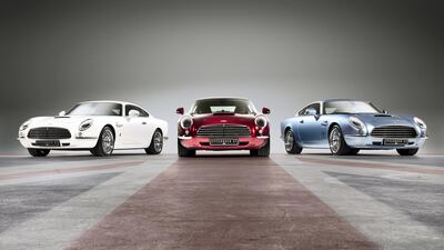The Speedback GT is a grand tourer inspired by famed GT cars of the 1960s and 1970s, such as the Ferrari 250, the Jaguar E-Type, the Maserati 3500 and the Aston Martin DB series. Courtesy David Brown Automotive