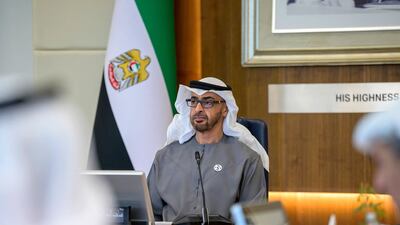 President Sheikh Mohamed said the sacrifice made by soldiers was a source of pride for the Emirates. Photo: Ministry of Presidential Affairs