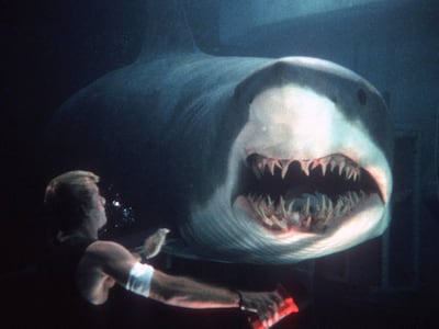 Deep Blue Sea is a cult favourite with superb CGI and animatronics. Photo: Warner Bros Pictures