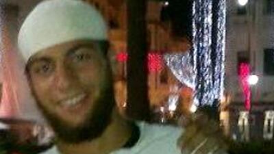 An undated photo released by a social network shows Ayoub El Khazzani, a 27-year-old Moroccan on trial for planning to shoot passengers on an Amsterdam-Paris train on August 21, 2015. AFP / Social network