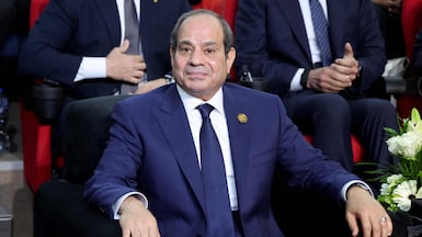 Egyptian President Abdel Fattah El Sisi. AFP