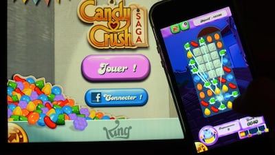 Candy Crush Saga. AFP