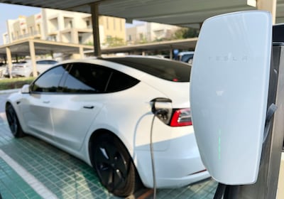 New charging points will be installed at public parks, beaches and recreational facilities in the UAE. Chris Whiteoak / The National