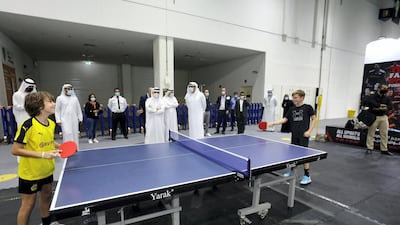 Dubai World Trade Centre is transformed into a safe sports facility to host Dubai Sports World until October 3. Courtesy: Dubai Media Office