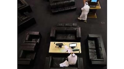 The Dubai Financial Market has been trading in a tight range for the past few weeks.