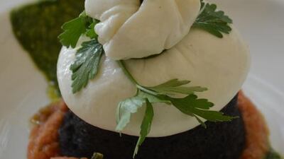 Burrata is just one of the cheeses guests will be able to enjoy as part of Villa Toscana's unlimited cheese package during May. Courtesy: Villa Toscana