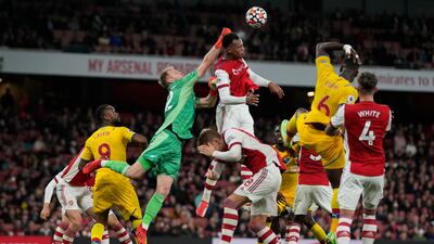 Marc Guehi - 7: Fine performance from the England Under-21 defender - even up against a clearly up for it Aubameyang. AP