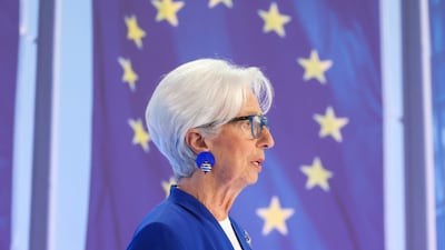 European Central Bank president Christine Lagarde was firm but cautious in announcing the regulator's interest rate decision this week. Bloomberg