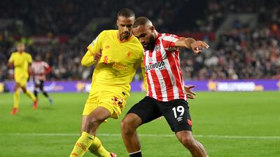 Bryan Mbeumo - 6. The Frenchman caused the defence problems when he ran at them and one effort was cleared off the line. He needs to finish more effectively. Getty Images