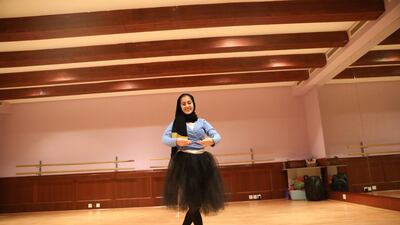 When asked what were the challenges of being a ballerina in Saudi Arabia, Rana explains that the most obvious one is the lack in general of appropriately modest Tutu / dresses to practice ballet, but she noted that this is a globla problem. AMEL PAIN / EPA