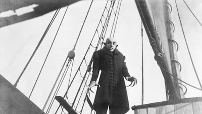 This scene of Count Orlok (Max Schreck) in 'Nosferatu', directed by Friedrich Wilhelm Murnau, is a classic. Ullstein bild via Getty Images